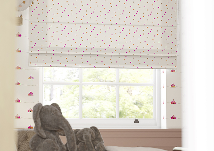 May Day, Balloons Brights - Twist&Fit Roman Blind - Image 5